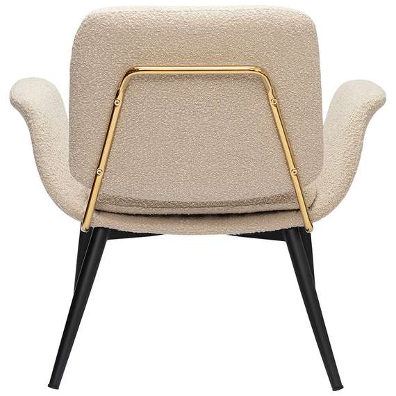 Кресло Hilde, серо-бежевое букле