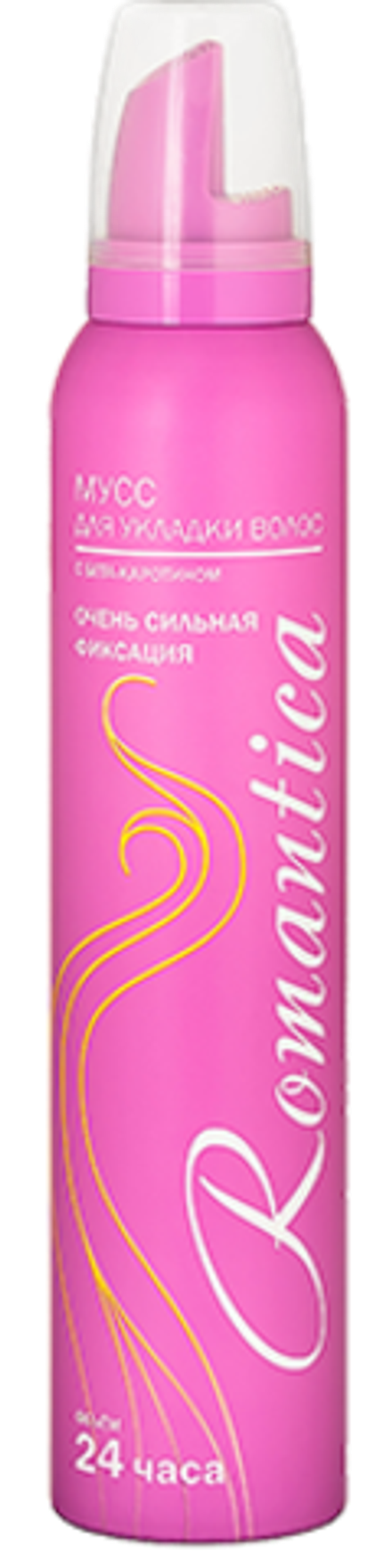 Romantica Мусс для волос с Бета-каротином, очень сильная фиксация, 200 мл