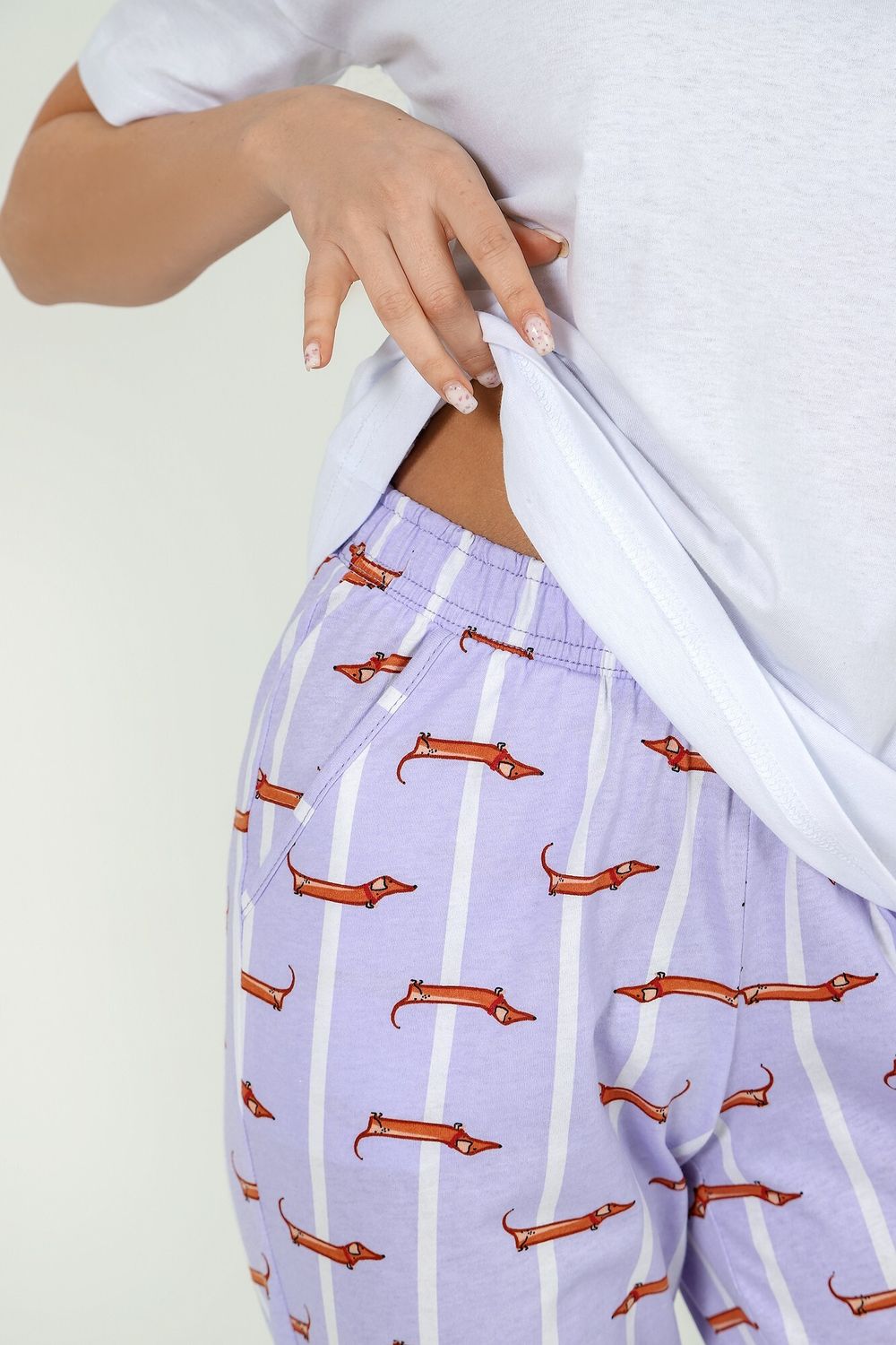 Костюм женский Таксы-2 Виотекс БЕЛЫЙ