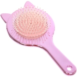 Расчёска массажная зеркальная «КИТИ СЕТ», цвет розовое золото, 19.5*10см (коробка PVS)