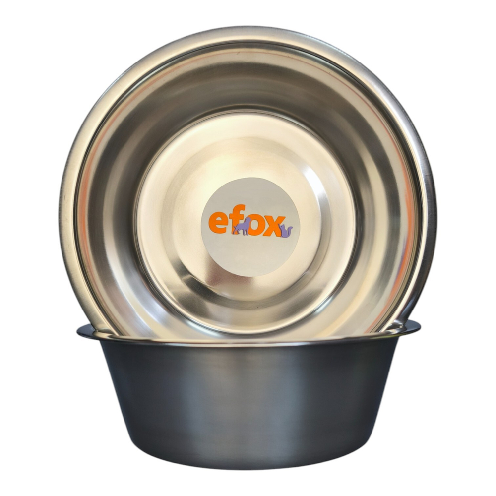 Миска "efox" для питомцев из нержавеющей стали, форма чаша