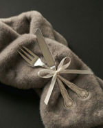 Шарф из искусственного меха норки серый