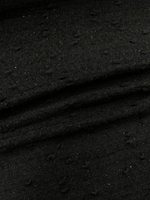 Твид шерсть с хлопком, п/э и п/а Chanel черный с фактурный