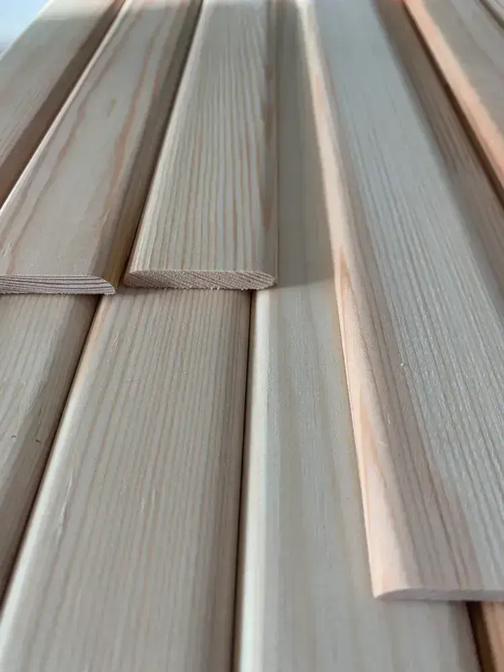 Раскладка деревянная, нащельник 6х40х2000 мм., Экстра сорт, 10 шт., сосна сращенная