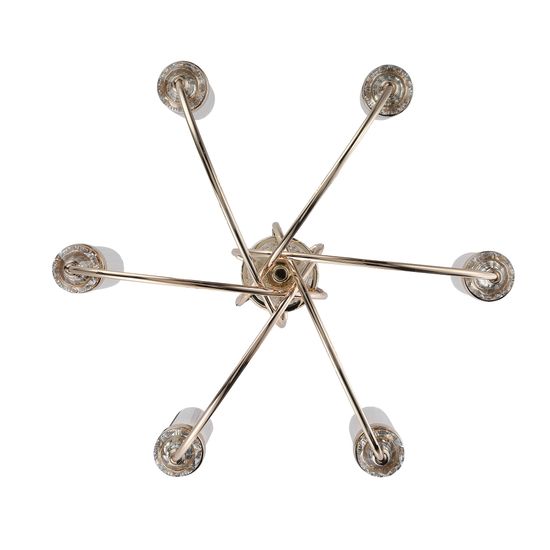 SL1402.203.06 Люстра подвесная ST-Luce Латунь/Прозрачный E14*6 40W Elegra