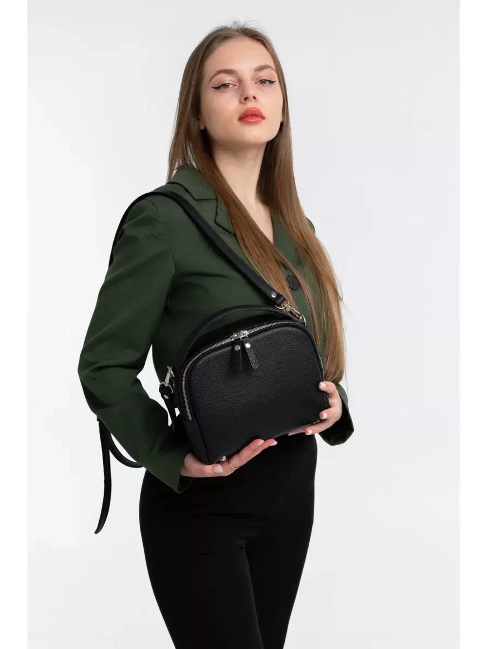 Сумка женская через плечо кросс боди натуральная кожа