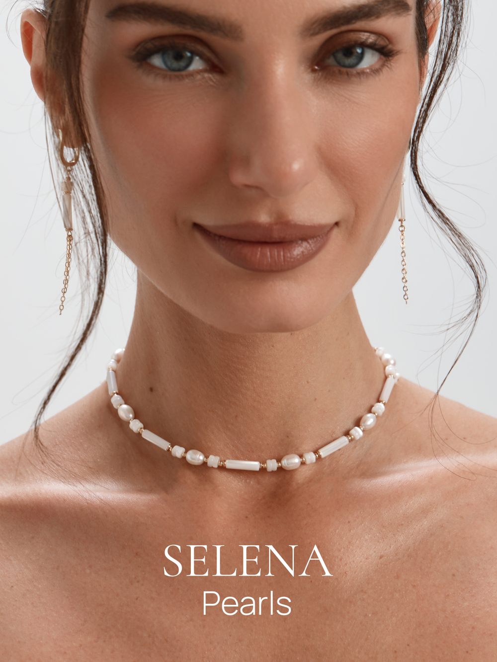 91003410 Колье Selena Pearls