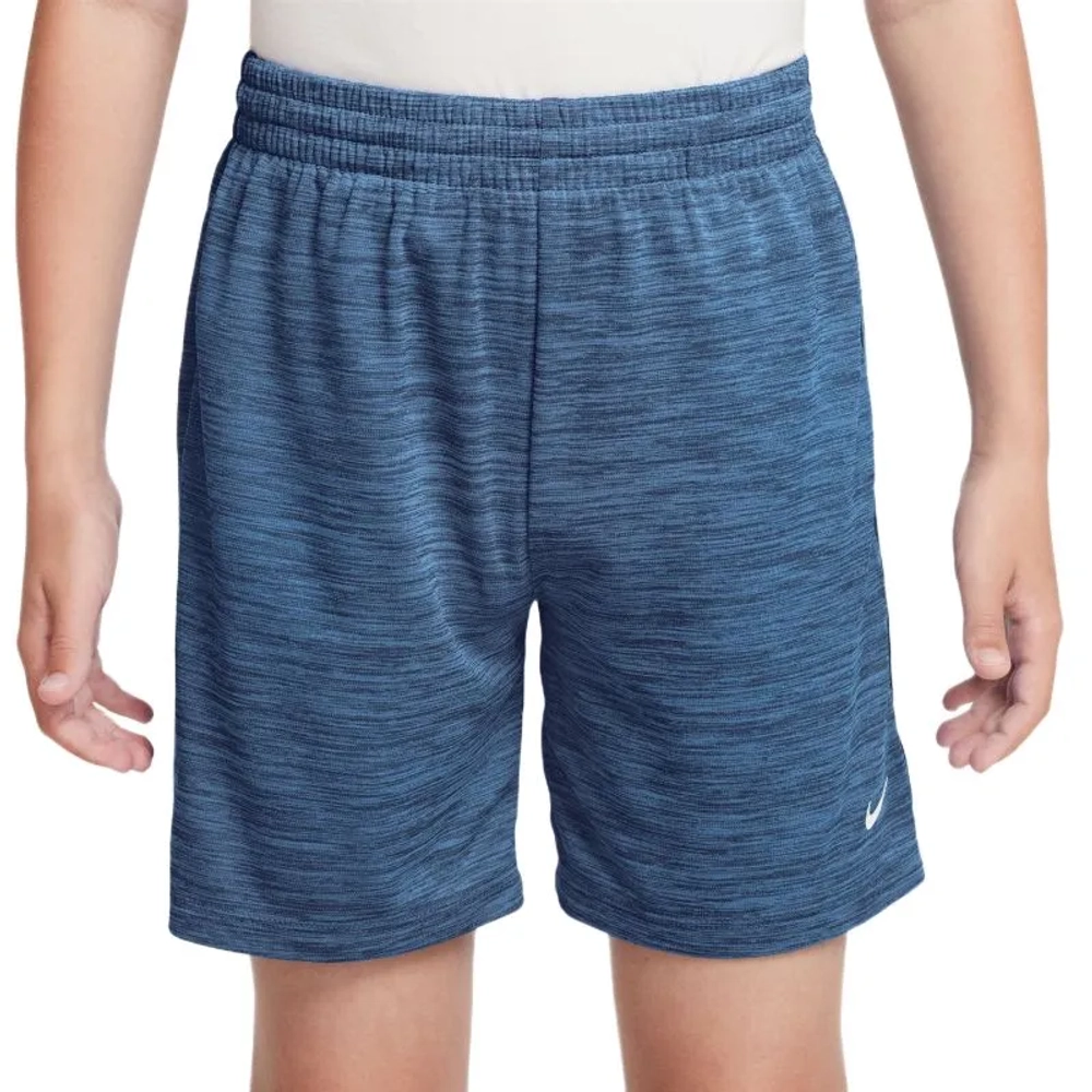 Детские теннисные шорты Nike Kids Dri-FIT Multi Big Training - midnight navy/football blue/white