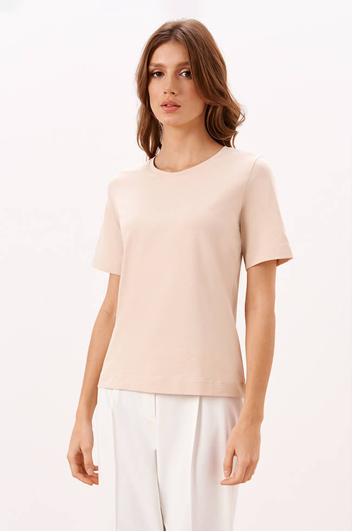 23235 Футболка женская (бледно-персиковый)