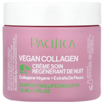 Pacifica, Vegan Collagen, ночной восстанавливающий крем, 50 мл (1,7 жидк. унц.)