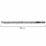 Невидимки для волос НАБОР 2 шт., 5,5 см, со стразами, серебристый, MONTE VITA, 457098