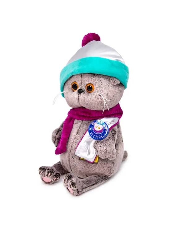 Мягкая игрушка Кот Басик в костюмчике Космос 20 см BB-088