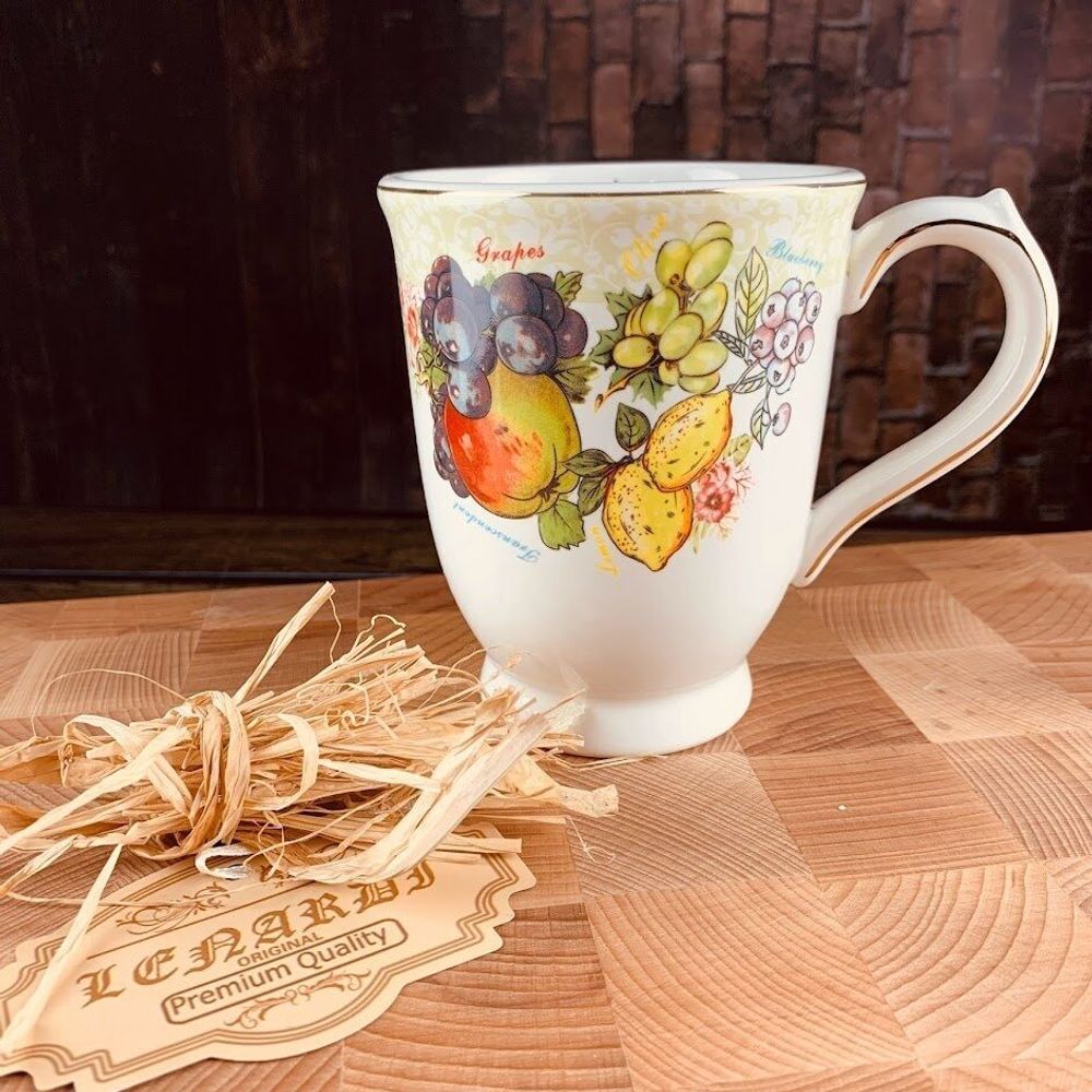 Lenardi 110412 Кружка 350 мл ФРУКТЫ в под.уп.(х48)