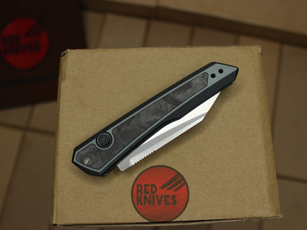 Нож Kershaw Launch 20 7050 - рукять алюминий + мраморный карбон