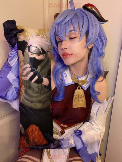 Мини дакимакура Какаши Хатаке из Наруто арт. M0748, 60х20 см