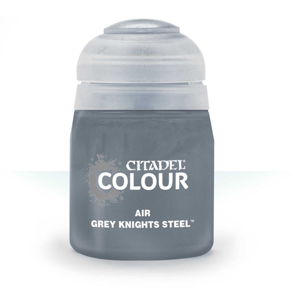 Краска акриловая Citadel Air для Аэрографа - Air: Grey Knights Steel (24ml) Краска акриловая Citadel Air для Аэрографа - Air: Grey Knights Steel (24ml)