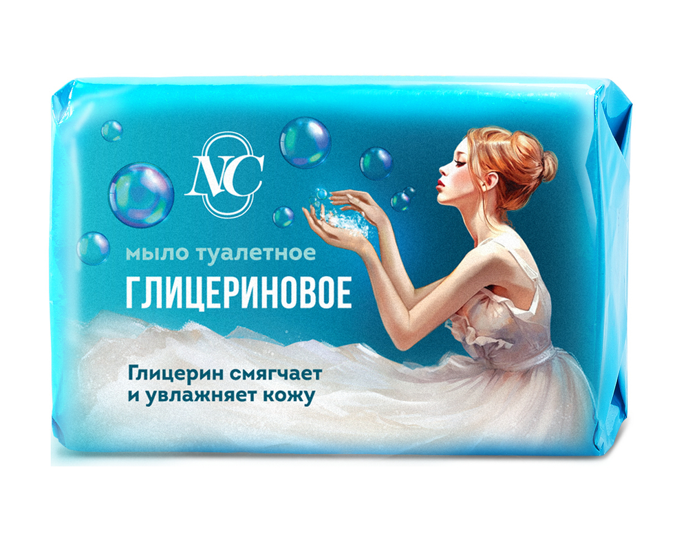 Невская косметика Мыло ГЛИЦЕРИНОВОЕ 90 гр. 6*72*6048