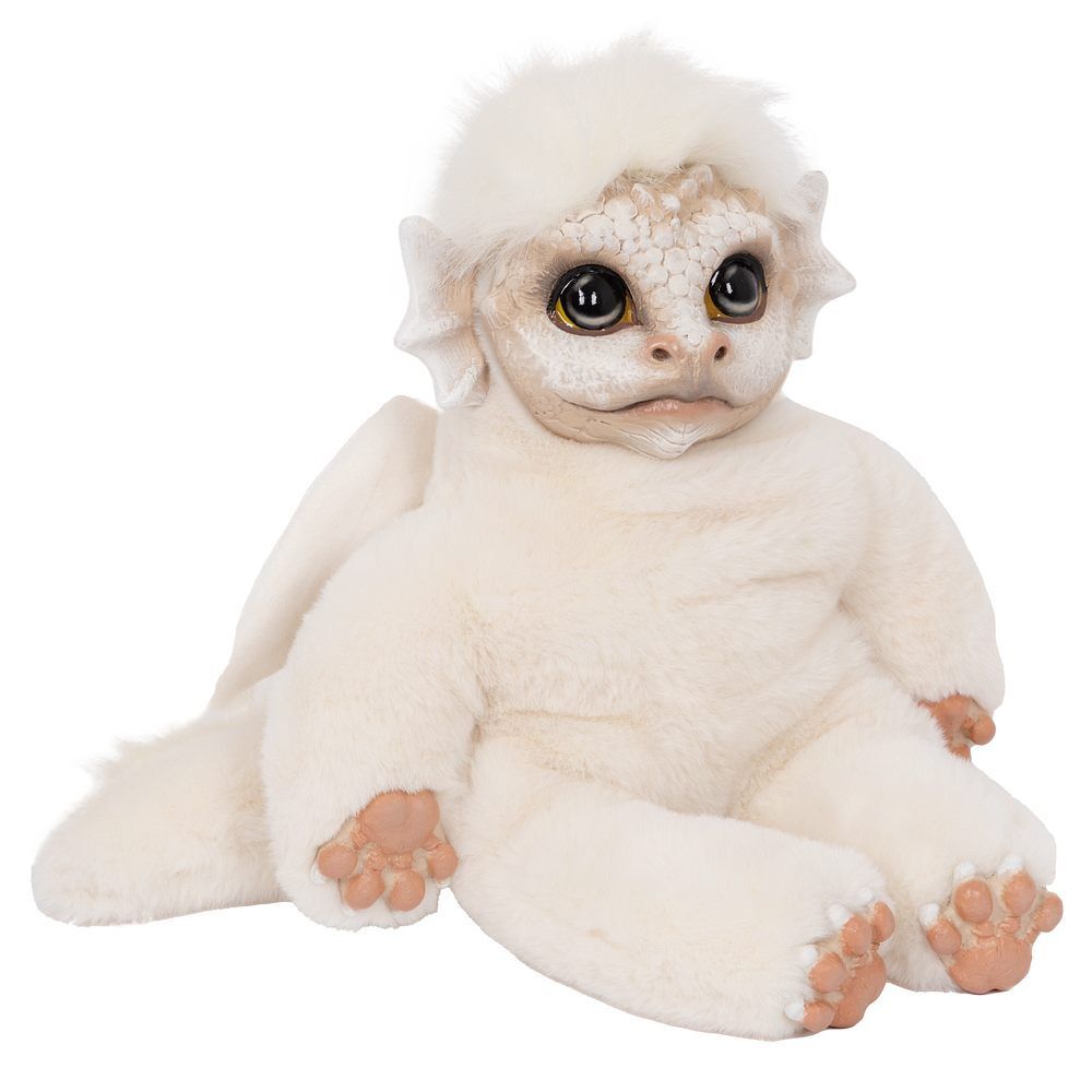 Игрушка мягкая Дракон Бэби Мистик Белый