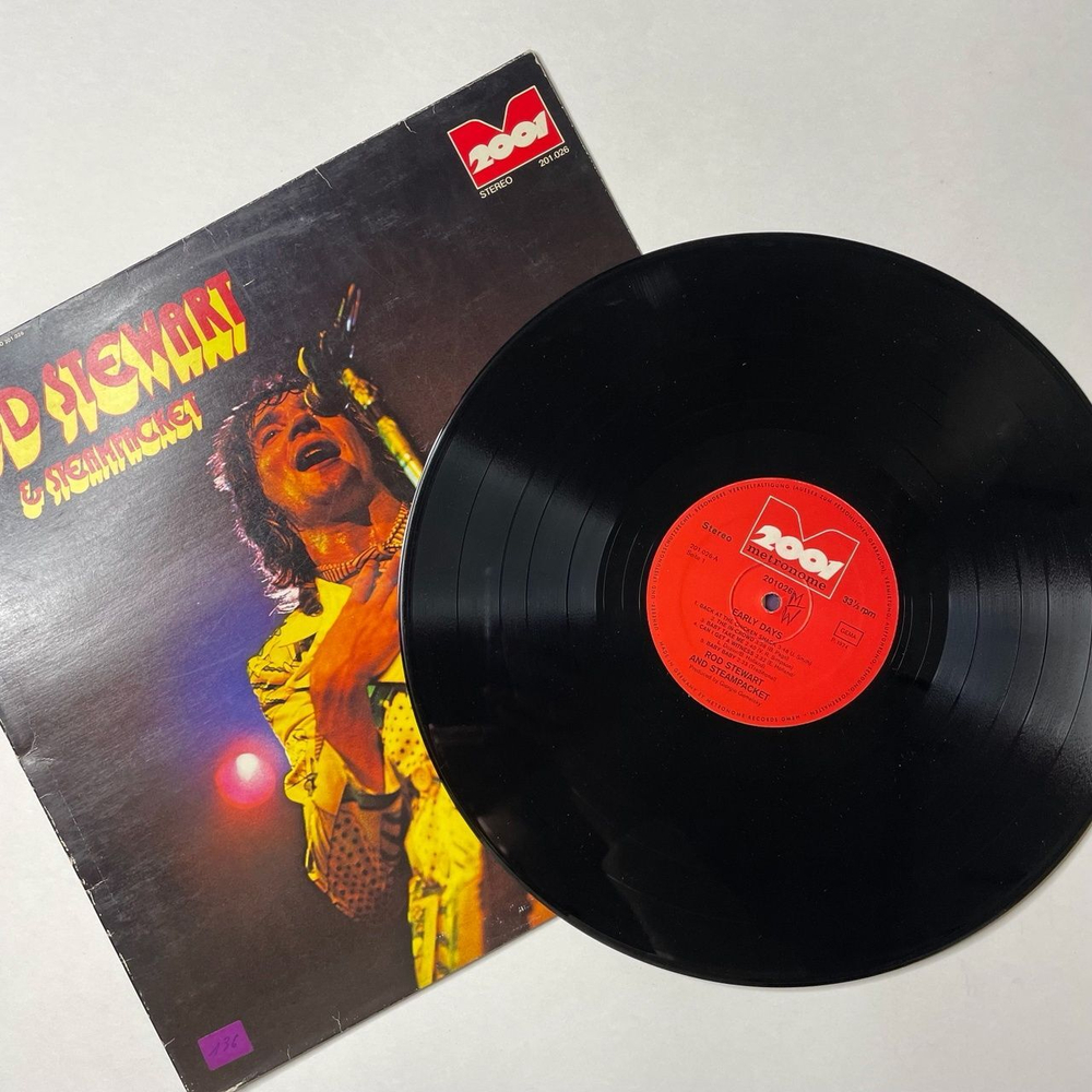 Винтажная виниловая пластинка LP Rod Stewart and Steampacket Early Days (Germany 1974)