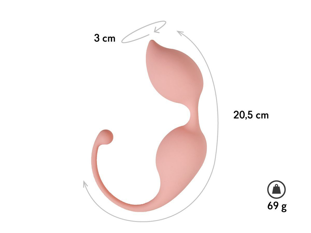 Персиковые вагинальные шарики Lota