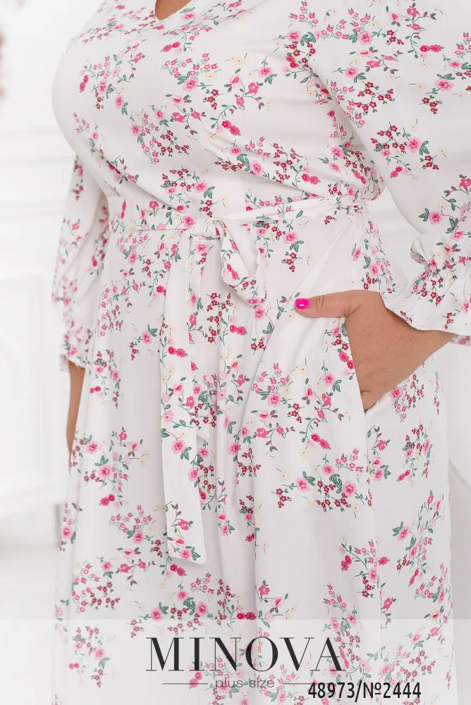 Платье 2444-белый Minova