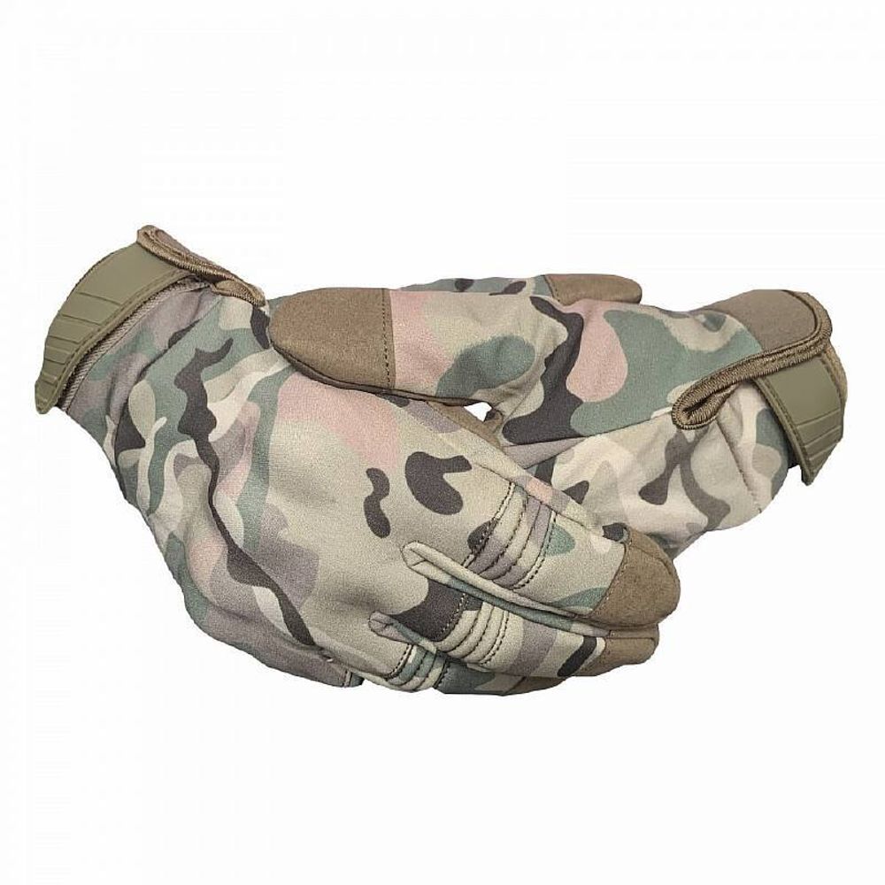 Перчатки Airsoft SoftShell multicam