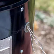Гриль-коптильня угольная Weber Smokey Mountain Cooker, 47 см, чёрный