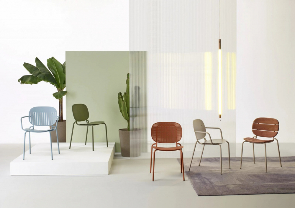 Стул металлический Scab Design Si-Si Barcode, тортора