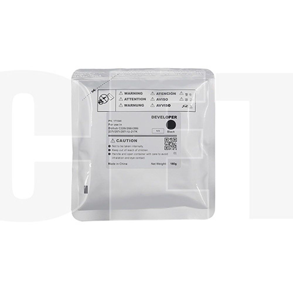 Девелопер DV-216K-Developer для KONICA MINOLTA Bizhub C227i/C257i/C287i (CET) Black, 180г, CET171045