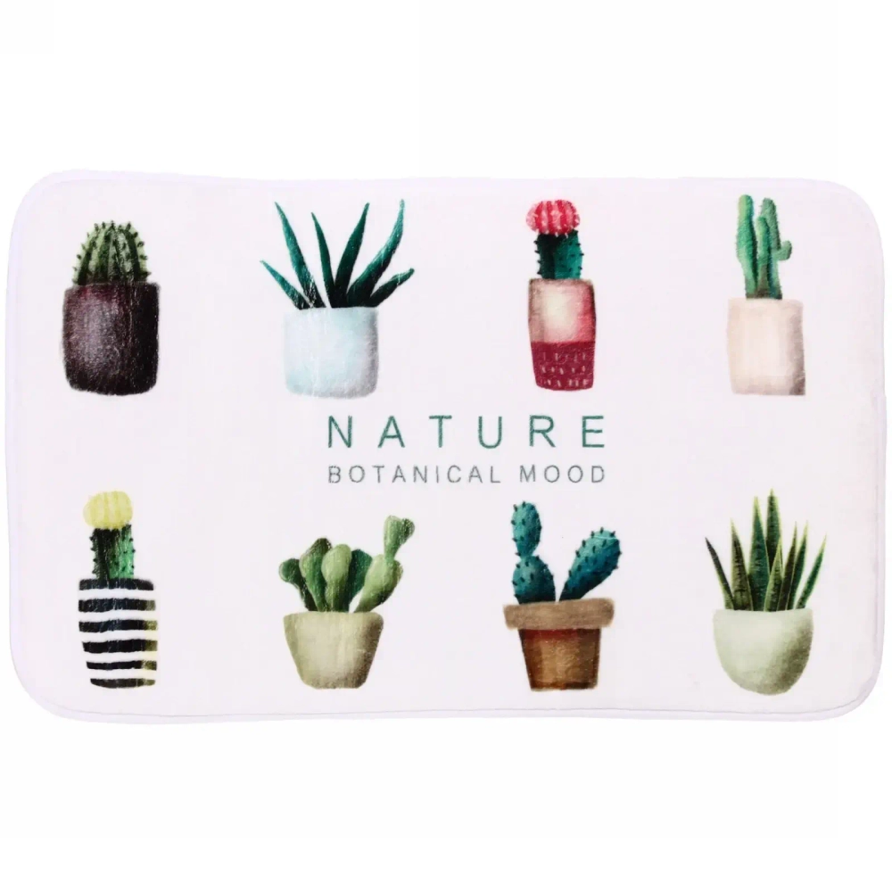 Коврик для ванной 45*75"Кактус»