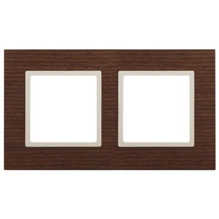 Рамка 2-м 14-5302-09 дерево Elegance дуб+сл. кость ЭРА Б0034574