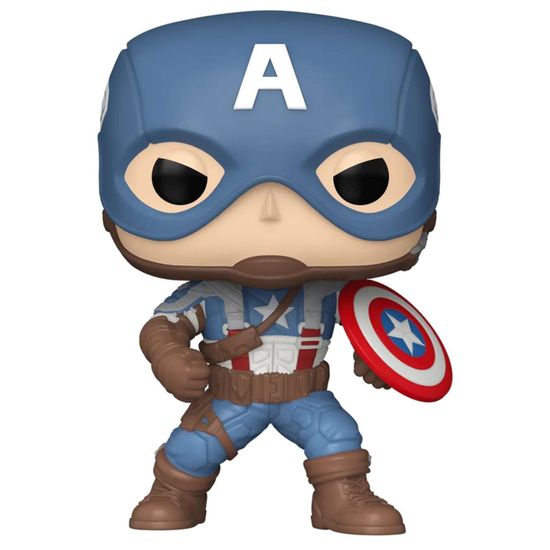 Фигурка Funko POP! Bobble Marvel Infinity Sagа CA The First Avenger Captain America (1476) 83791 / Фигурка Фанко ПОП! по мотивам вселенной "Марвел", Капитан Америка