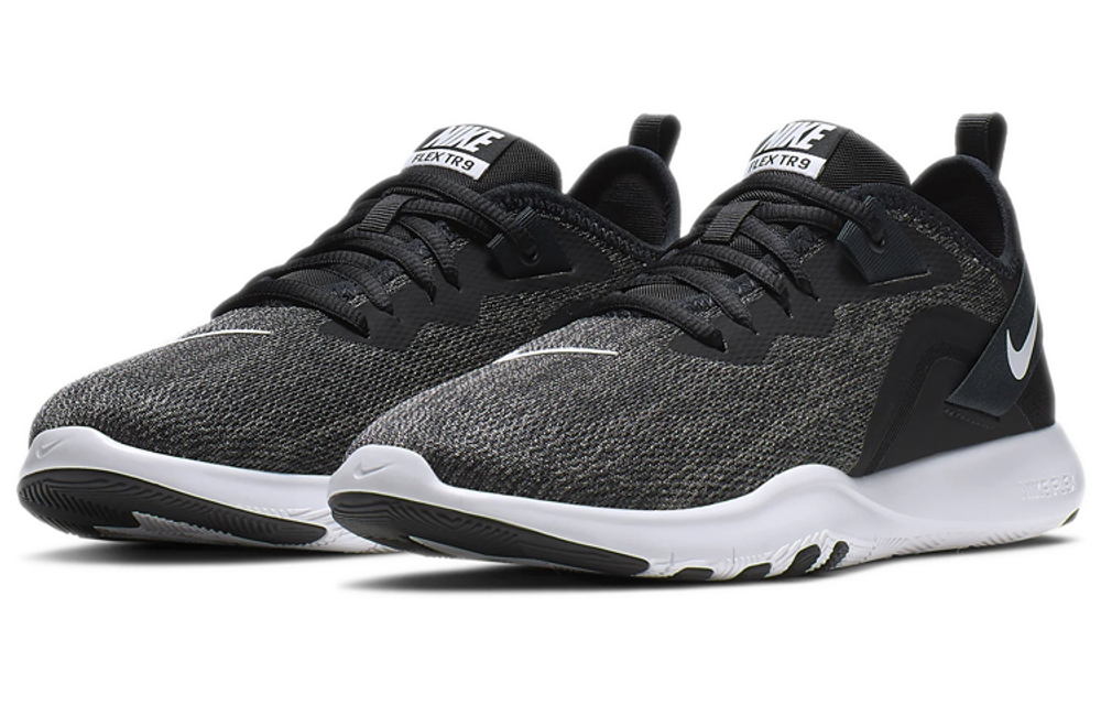 Кроссовки Nike Flex Trainer 9 Black Anthricite (Женская размерная сетка)