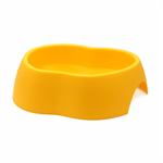 МОСЬКИ-АВОСЬКИ Миска пластиковая для животных Яблоко, желтая, 0,5 л