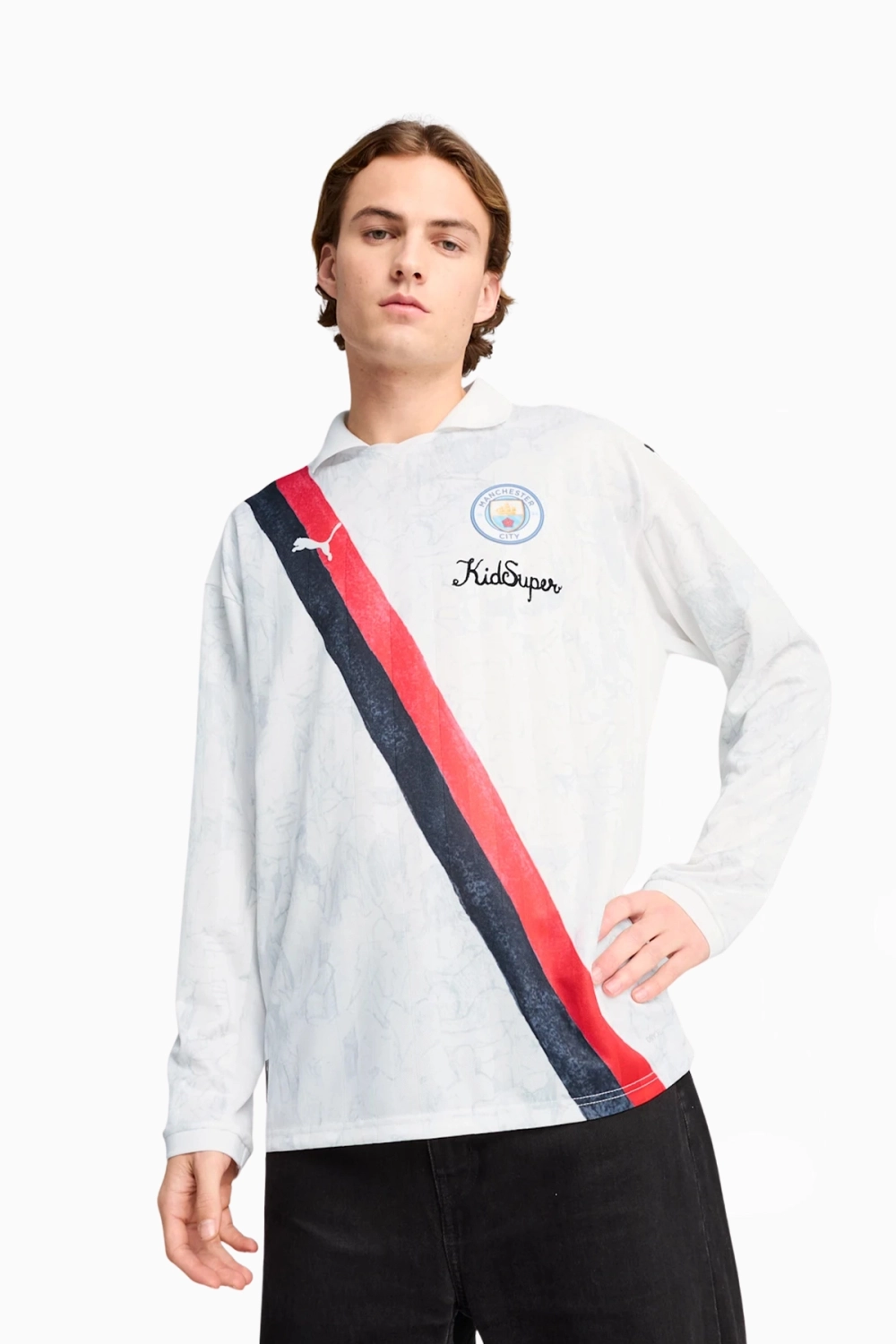Футболка с длинными рукавами Puma x KidSuper Manchester City 25/26 - белый