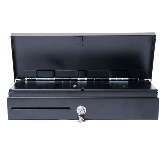 Денежный ящик POScenter 2460 460x170x100,распайка &quot;Epson/АТОЛ, без датчика открытой крышки&quot;, черный