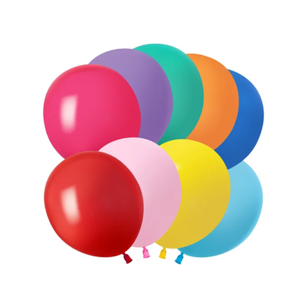 Шарики воздушные цветные 10шт