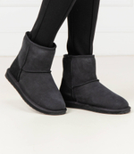 Кожаные угги stinger mini EMU Australia - черный(W10003)