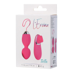 Розовые виброшарики 10см с пультом-стимулятором ToyFa L'roinaTella 564001