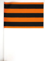 Георгиевский флаг Флажок 15x23 см на палочке