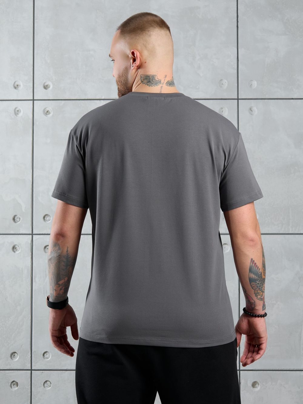 Фуфайка (футболка) мужская Арчи-1 Виотекс СЕРЫЙ