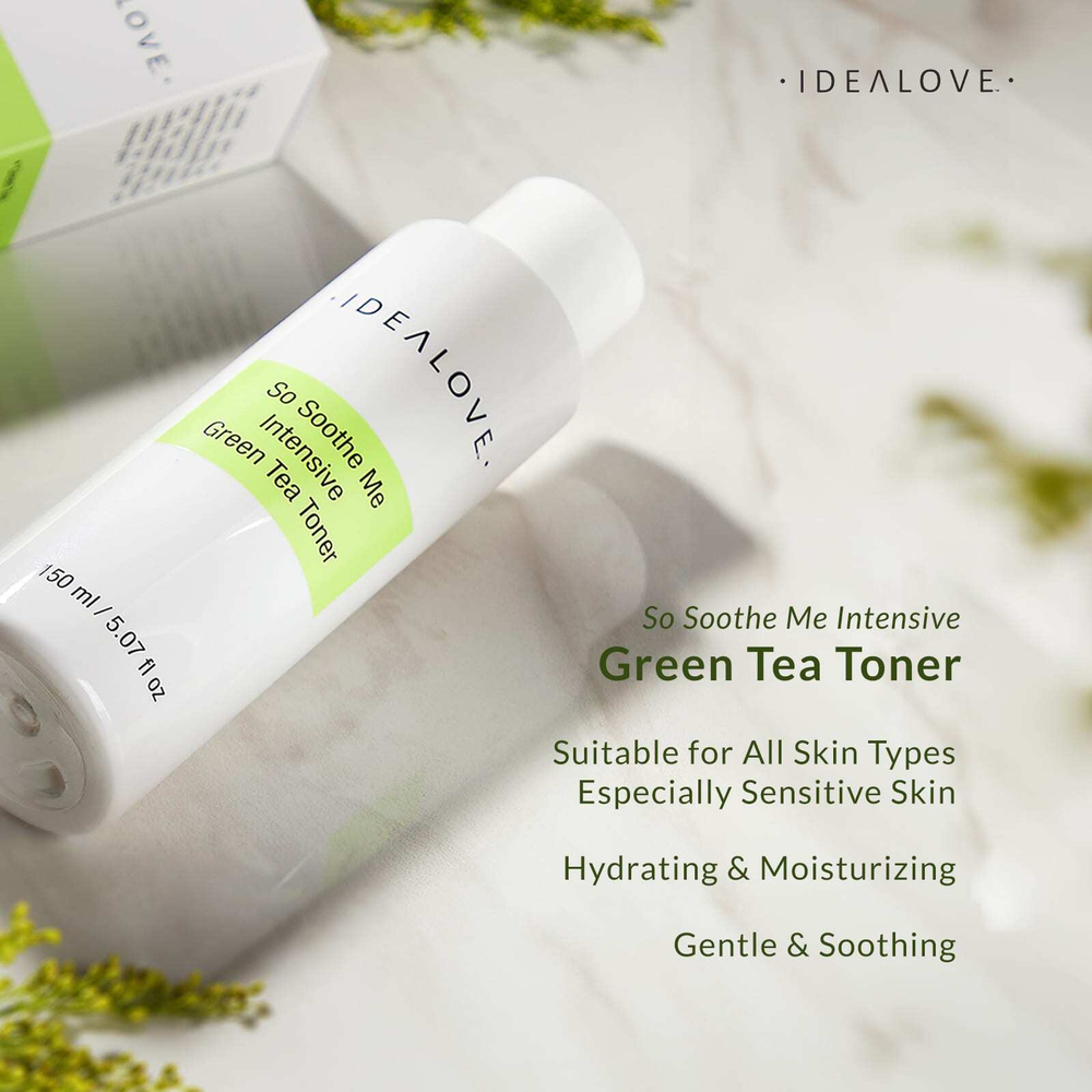 Idealove, So Soothe Me, интенсивный тоник с зеленым чаем, 150 мл (5,07 жидк. унции)