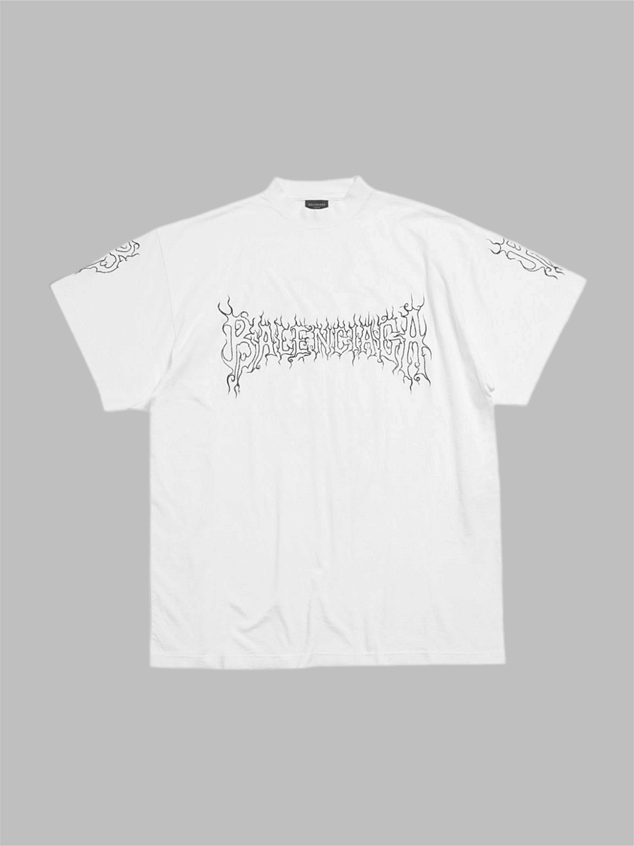 Футболка Balenciaga #D26 (бел.)