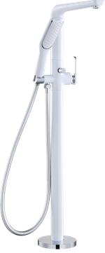 Смеситель напольный для ванны GZ52081-F белый