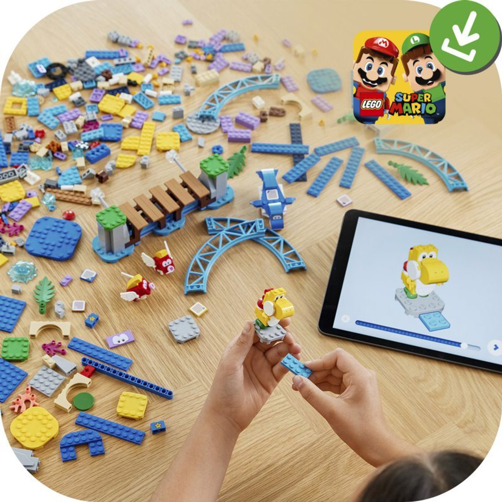 LEGO Super Mario Большой морской еж и дополнительный набор Beach Fun 71400