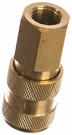 Быстроразъем RF-BSE1-2SF пневматический с клапаном, внутренняя резьба 1/4" (в пластиковом держателе) ROCKFORCE