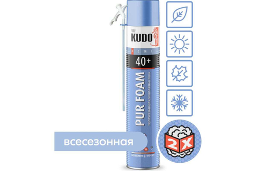 Пена монтажная Kudo Home 40+ всесезонная (1000мл)