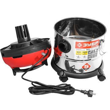 Строительный пылесос "ЗУБР" ПУ-20-1400 М3