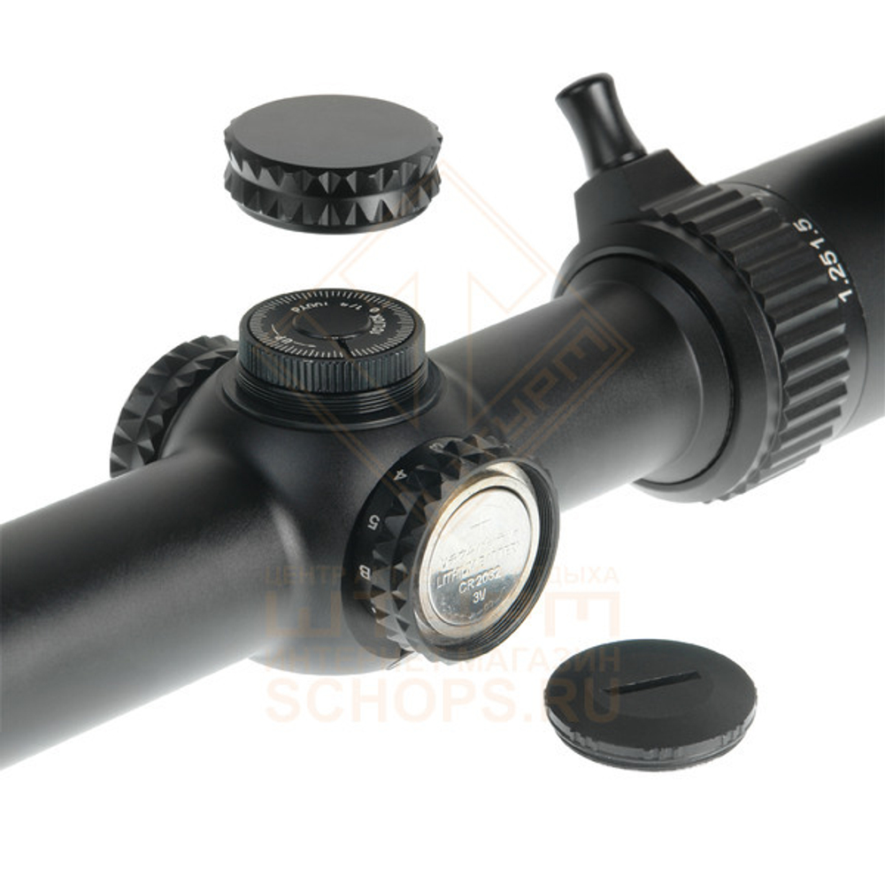 Прицел оптический Veber Wolf 1,25-4,5x26 IR FD07 загонник