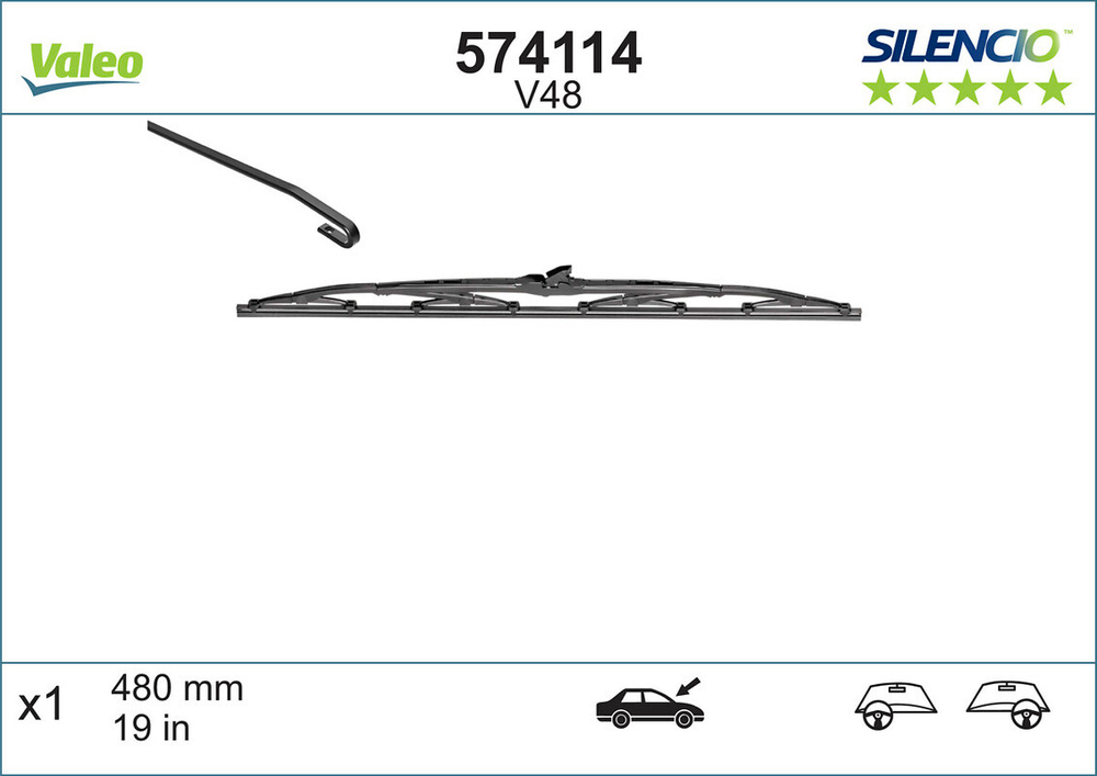 VALEO - 574114-VAL - Wiper Blade